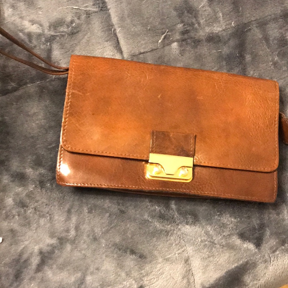 Leather clutch